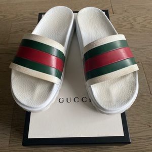 Authentic Gucci Slides - Men’s Size 9